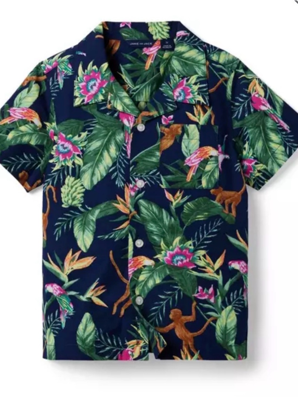 Janie and Jack Monkey Shirt